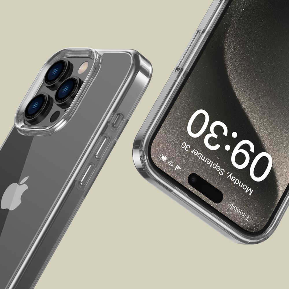 Tech-Protect FlexAir Hybrid vāciņš iPhone 16 Pro, Caurspīdīgs