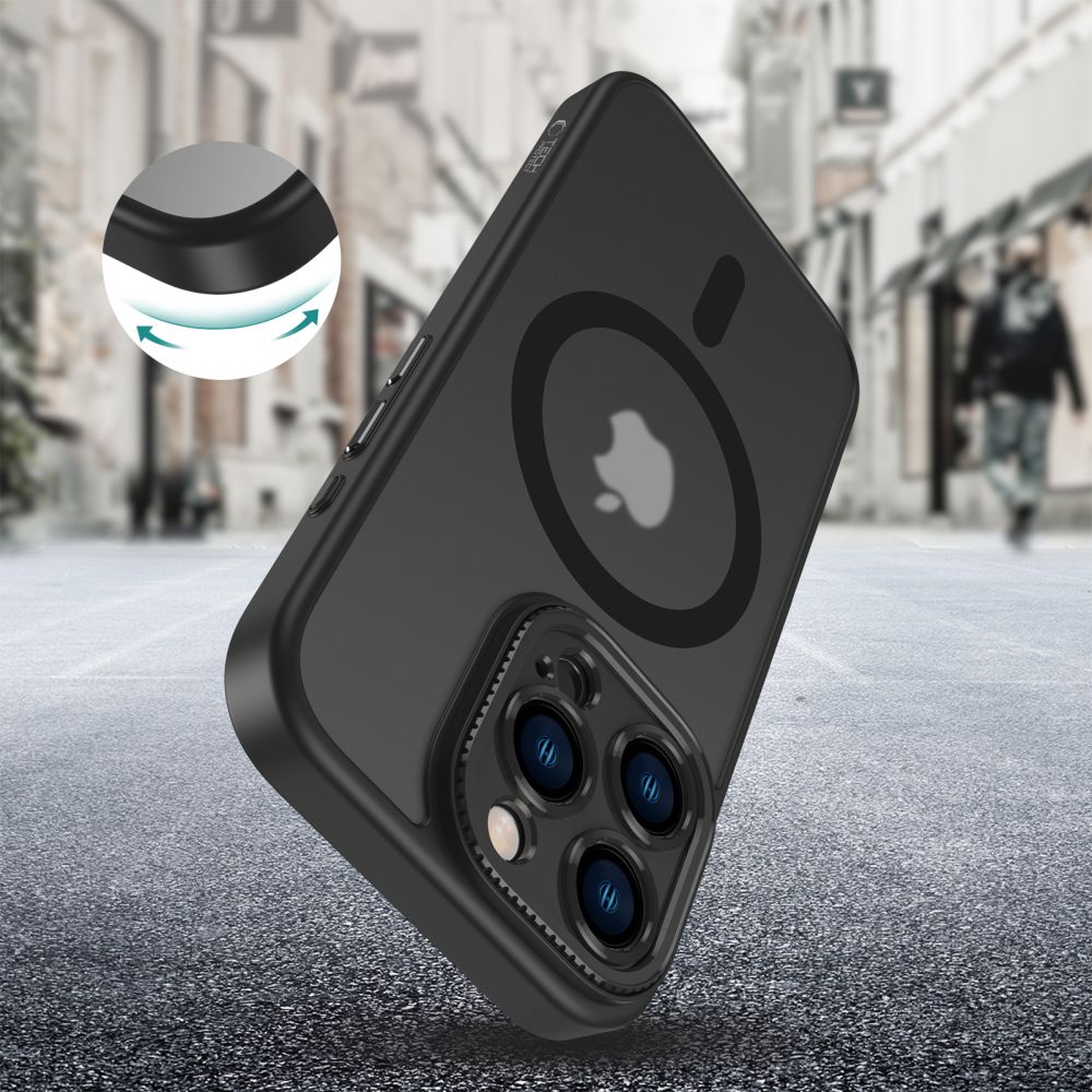 Tech-Protect MagCam MagSafe vāciņš iPhone 16 Pro Max puscaurspīdīgs