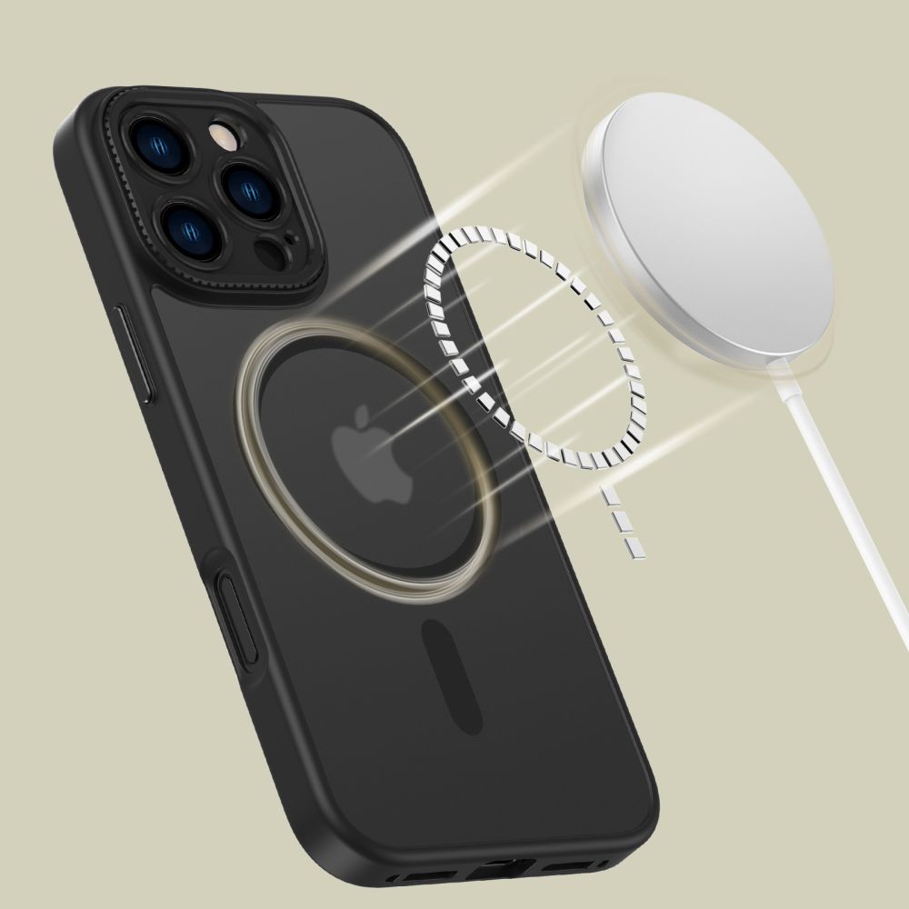 Tech-Protect MagCam MagSafe vāciņš iPhone 16 Pro Max puscaurspīdīgs
