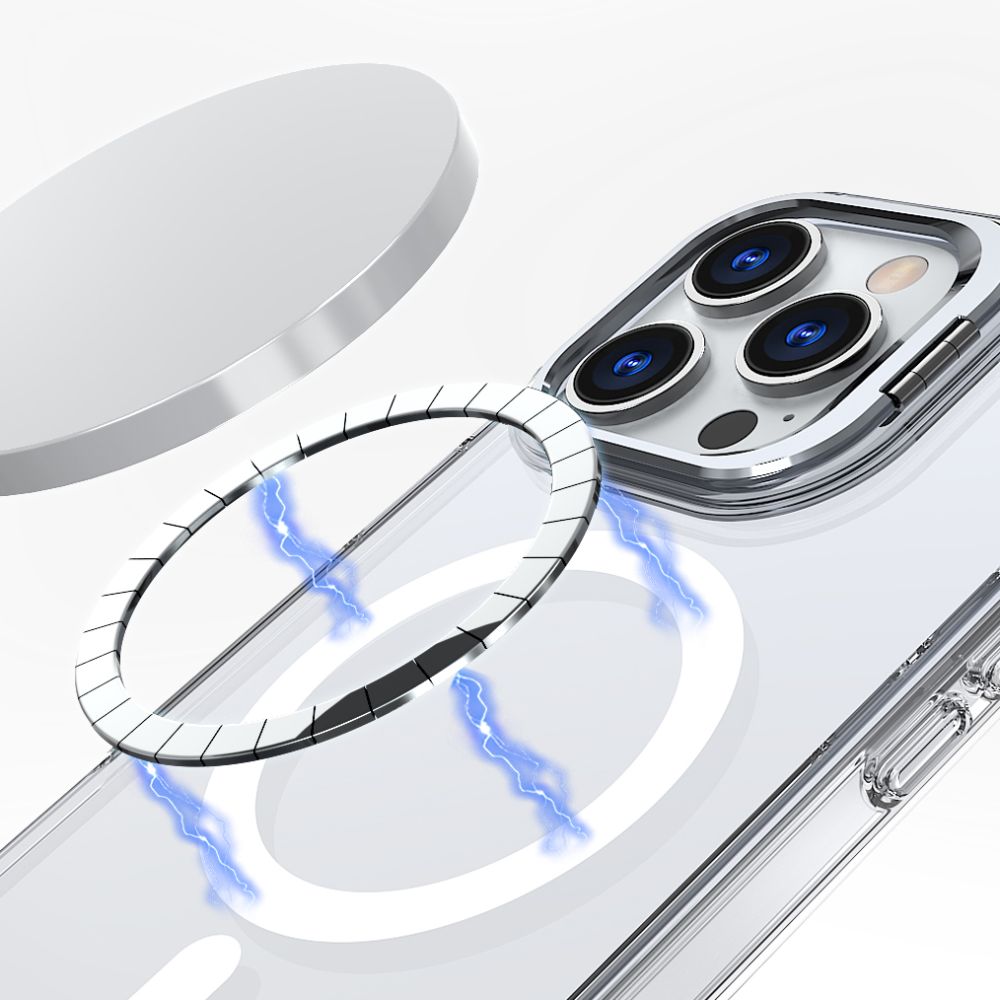 Tech-Protect MagStand MagSafe vāciņš iPhone 16 telefonam - Caurspīdīgs