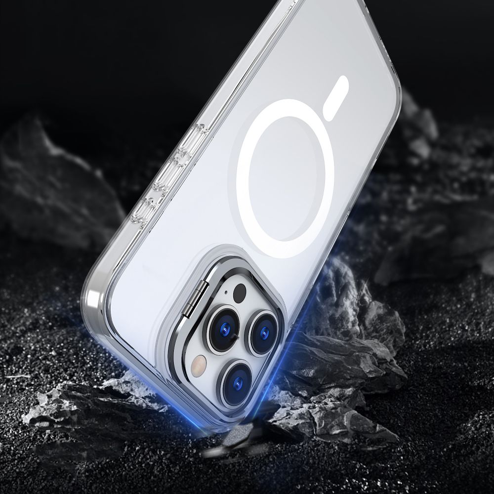 Tech-Protect MagStand MagSafe vāciņš iPhone 16 telefonam - Caurspīdīgs