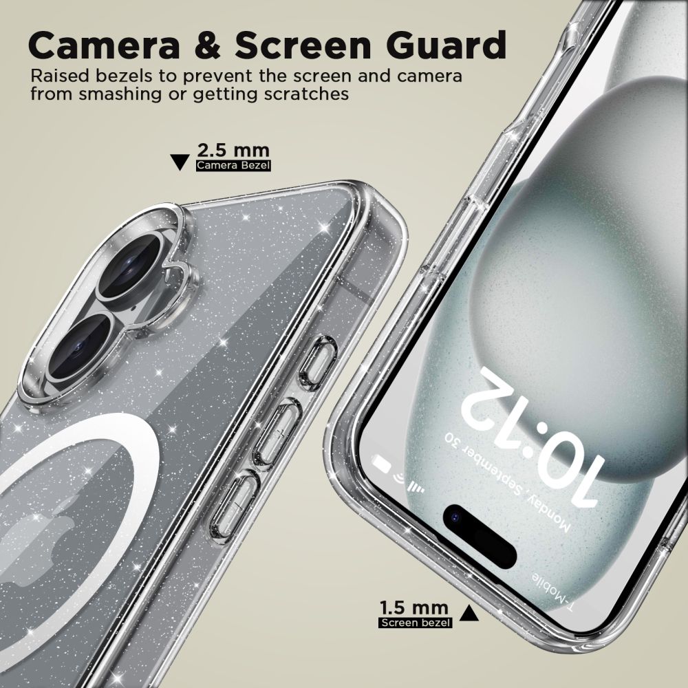 Tech-Protect FlexAir Hybrid MagSafe vāciņš iPhone 16 - Caurspīdīgs