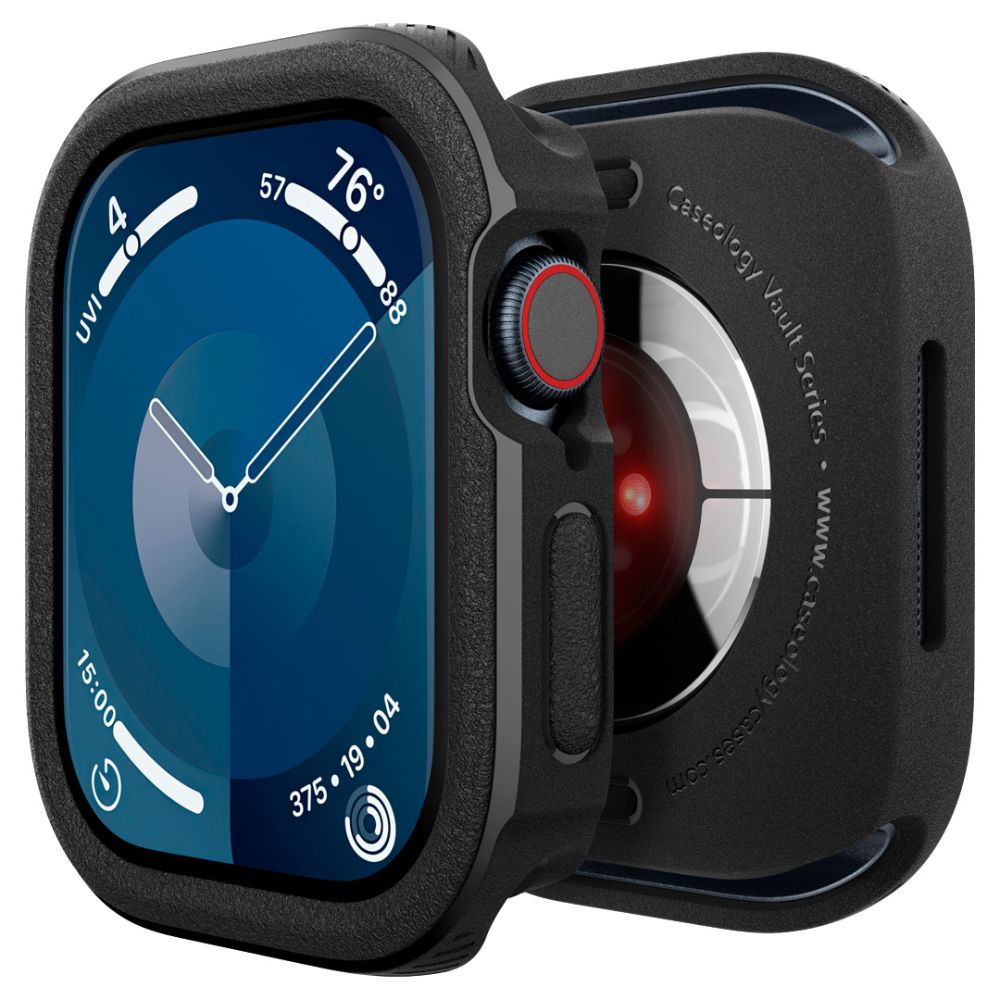 Caseology Vault Apple Watch 10 (46 mm) maciņš, melns