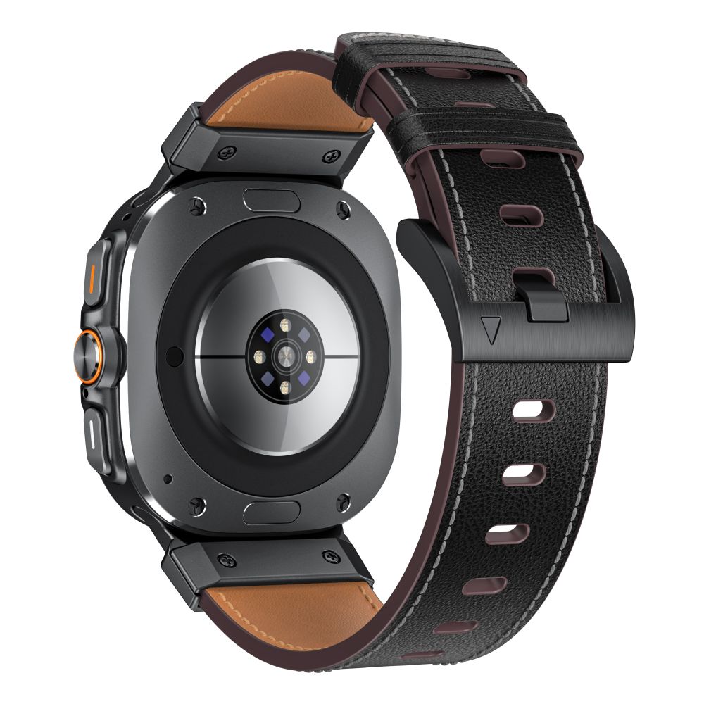 Tech-Protect Delta Pro ādas siksniņa Samsung Galaxy Watch Ultra 47mm melna