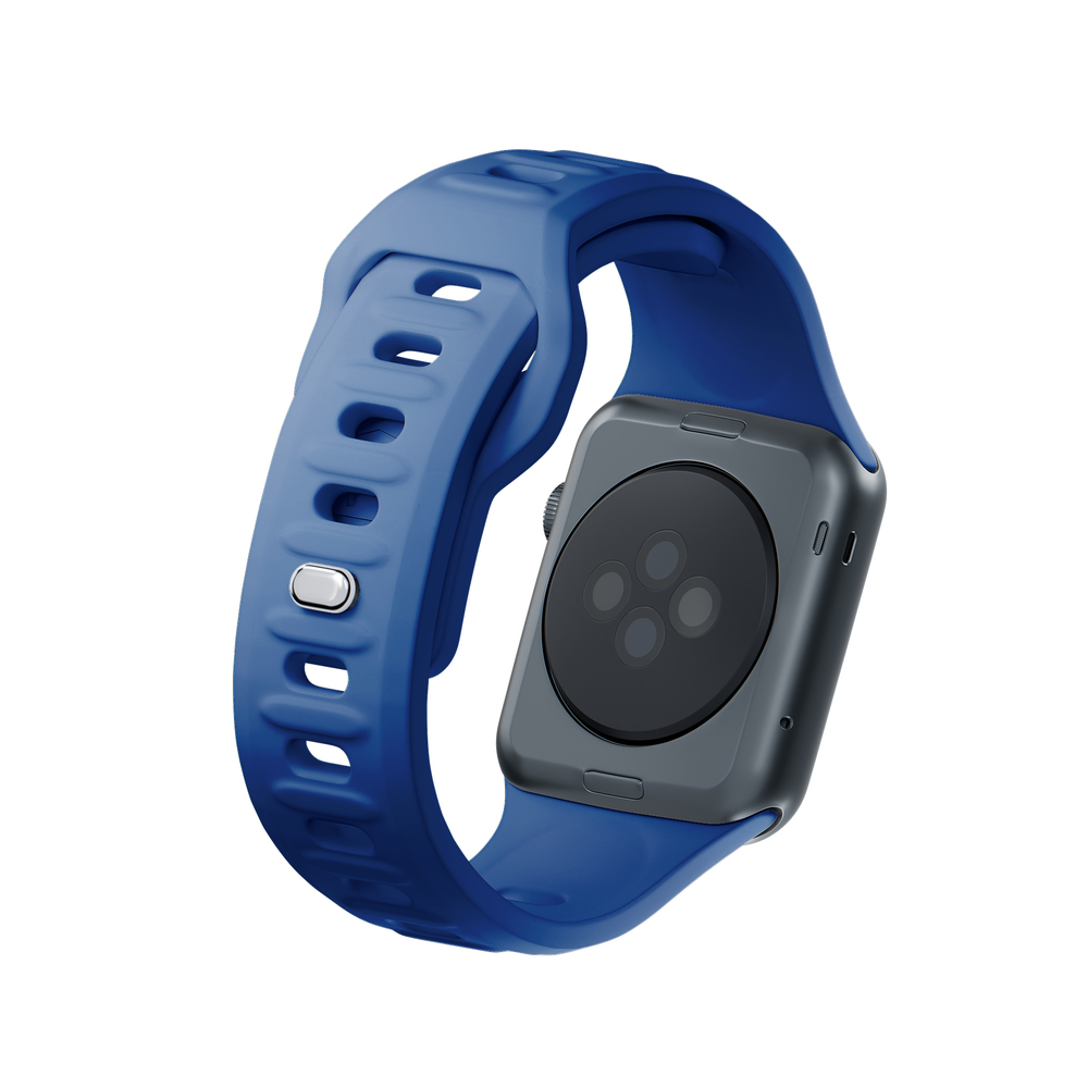 3mk Apple Watch 38 / 40 / 41 mm silikona siksniņa, zila
