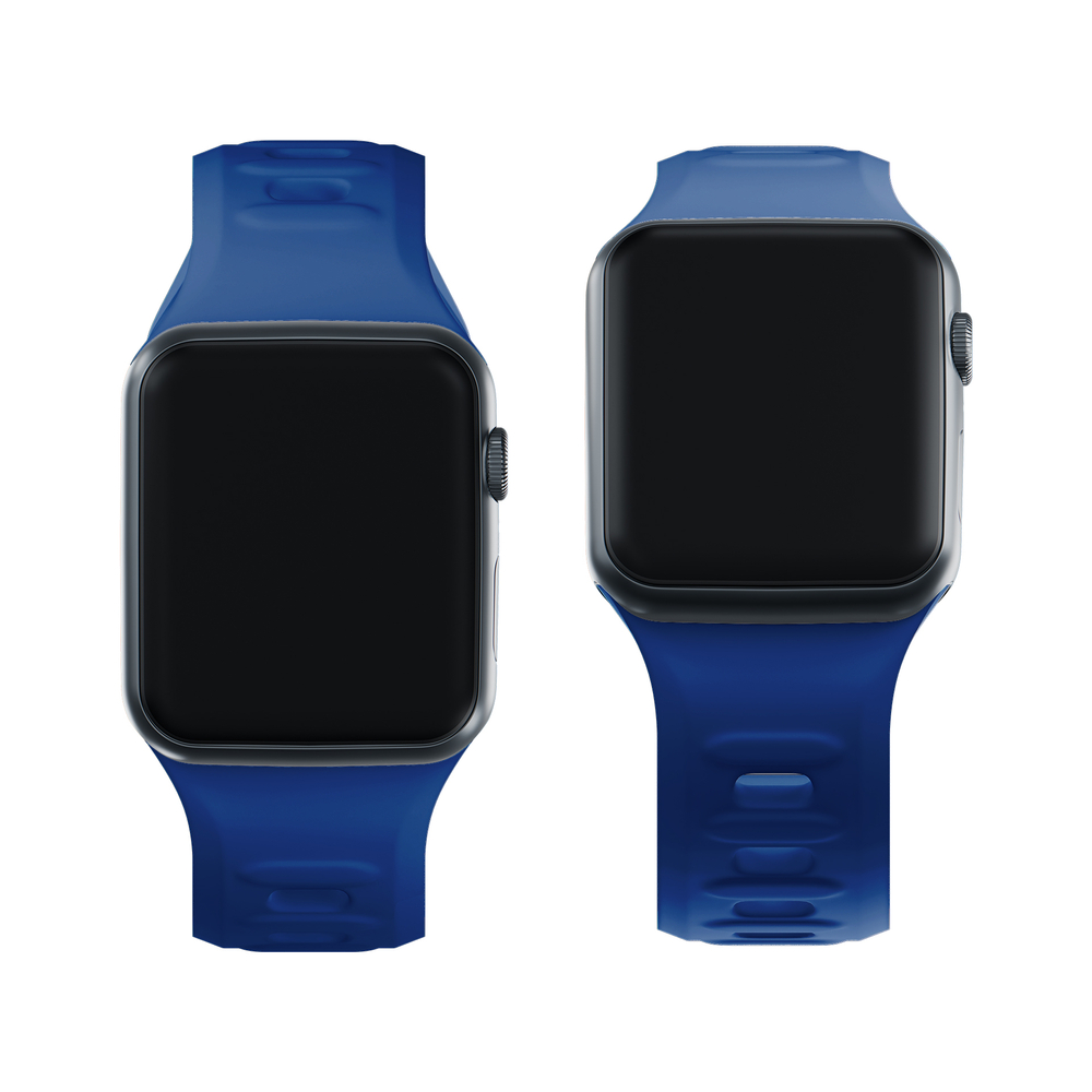 3mk Apple Watch 38 / 40 / 41 mm silikona siksniņa, zila