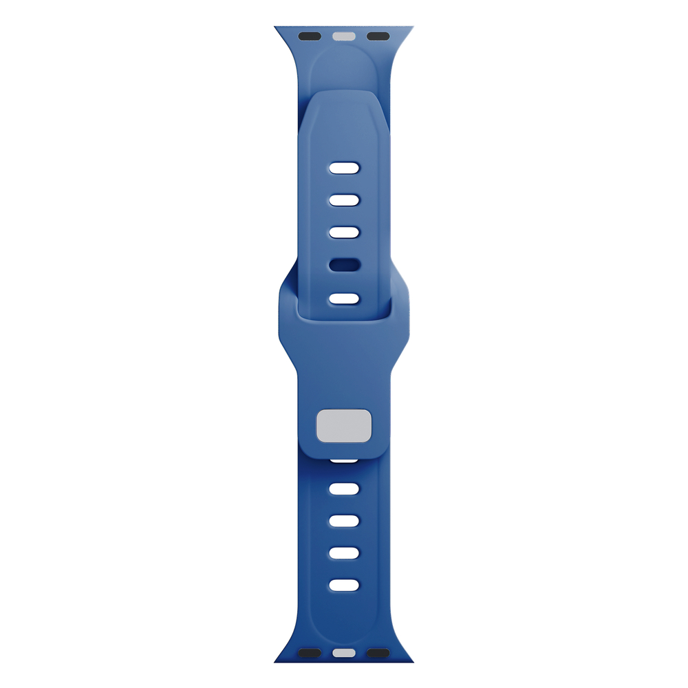 3mk Apple Watch 38 / 40 / 41 mm silikona siksniņa, zila