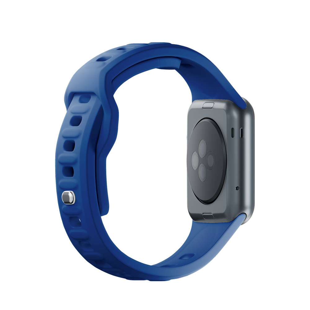 3mk Apple Watch 38 / 40 / 41 mm silikona siksniņa, zila