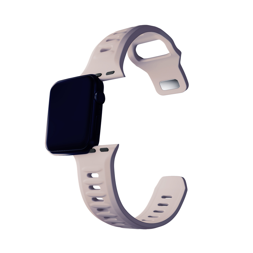 3mk Silikona siksniņa Apple Watch 38/40/41mm Bēša