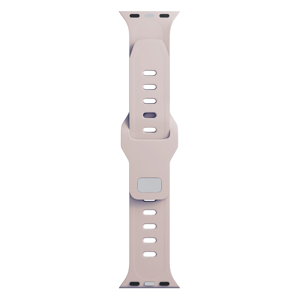 3mk Apple Watch 42 / 44 / 45 / 49 mm silikona siksniņa, bēša