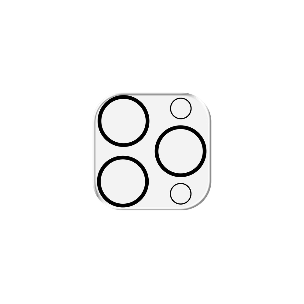3mk Lens Pro Full Cover kameras aizsargstikls iPhone 16 Pro / 16 Pro Max