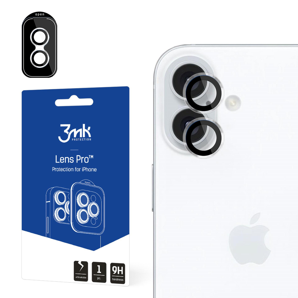 3mk Lens Protection Pro kameras aizsargstikls iPhone 16 / 16 Plus