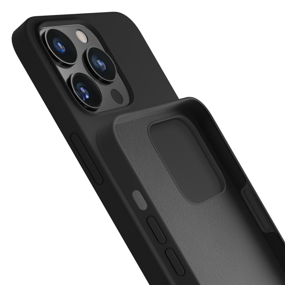 3mk iPhone 16 Pro vāciņš Silicone Case, melns