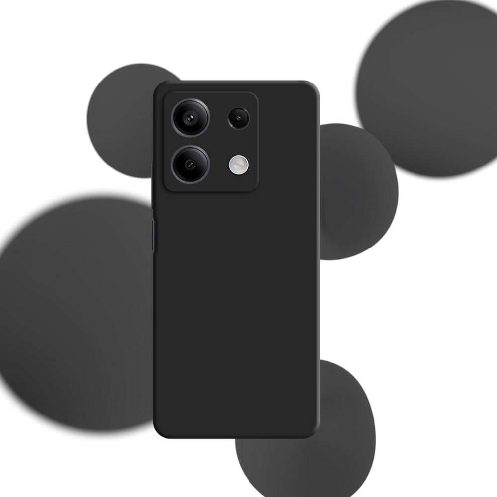 3mk Xiaomi Redmi Note 13 5G vāciņš Silicone Case, melns
