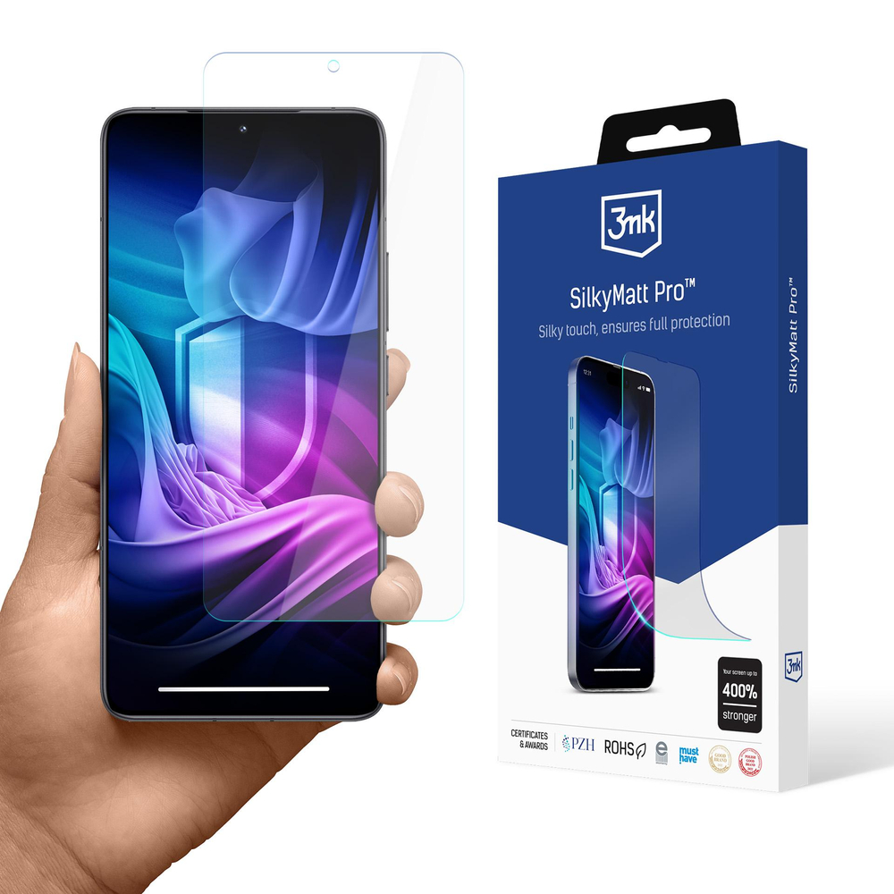 Xiaomi Poco F6 Pro 3MK Silky Matt Pro Hydrid Flexible Protecion Glass | Lokāms Ekrāna Aizsargstikls