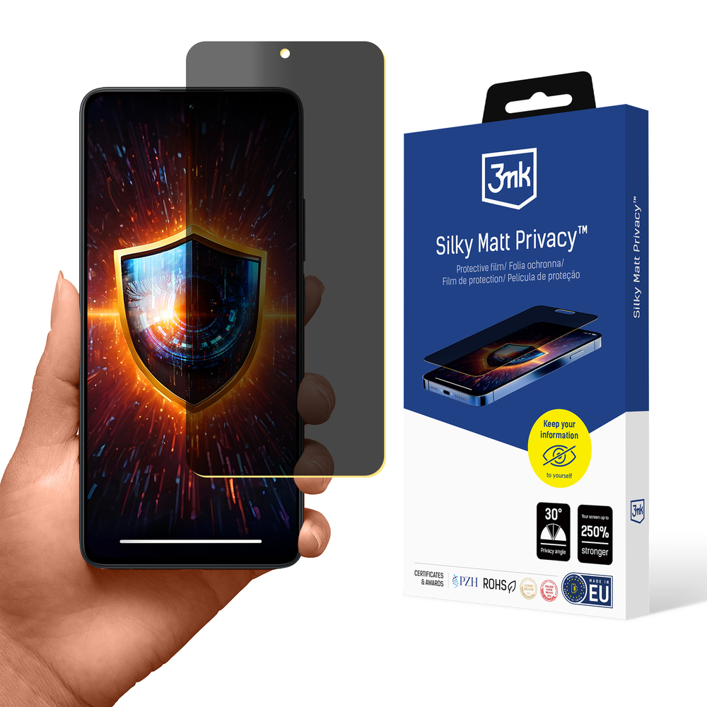 3mk Silky Matt Privacy matēta aizsargplēve Xiaomi Redmi Note 13 4G