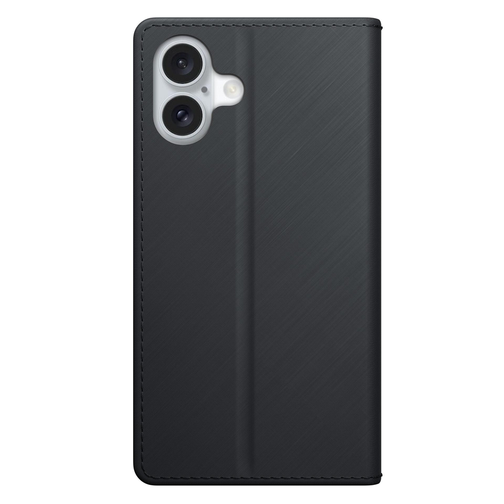 3mk Protection iPhone 16 Plus atverams vāciņš maciņš grāmatiņa Wallet Case, melns