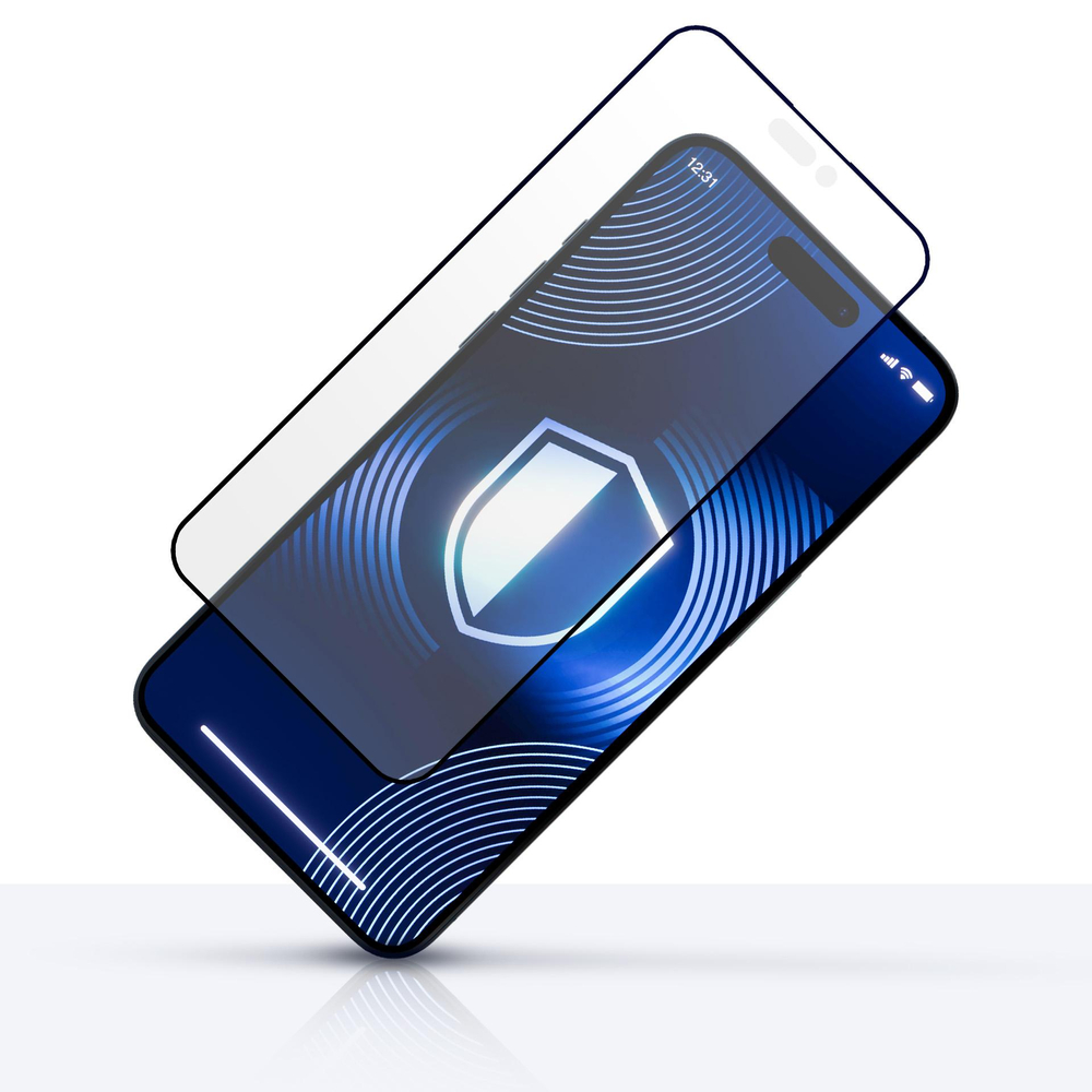 3mk HardGlass Matt Max rūdītais stikls iPhone 16 Plus