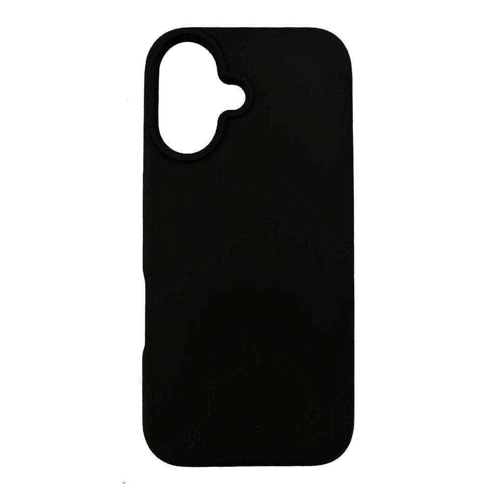 3mk iPhone 16 Plus vāciņš Silicone Case, melns