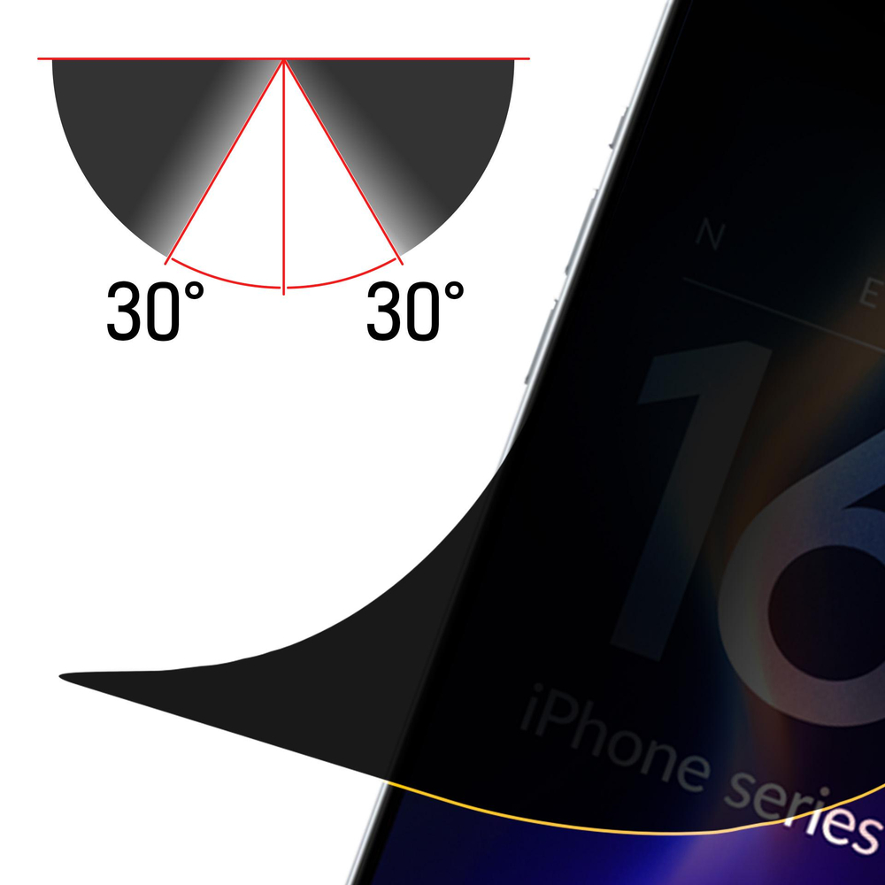 3mk Silky Matt Privacy matēta aizsargplēve iPhone 16 Pro