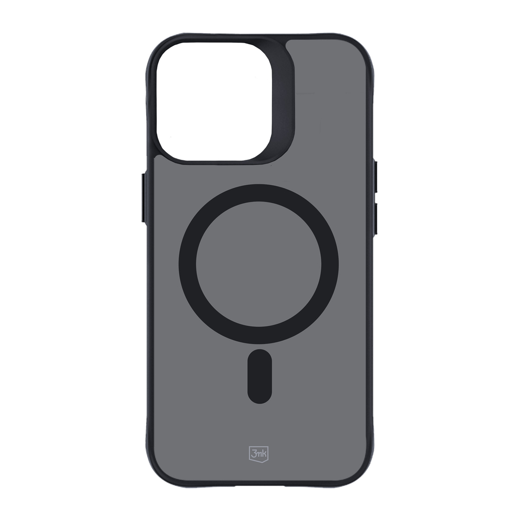 3mk iPhone 15 Pro vāciņš Smoke MagCase, puscaurspīdīgs
