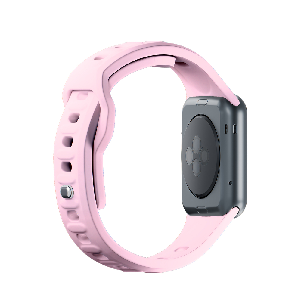 3mk Apple Watch 38 / 40 / 41 mm silikona siksniņa, rozā