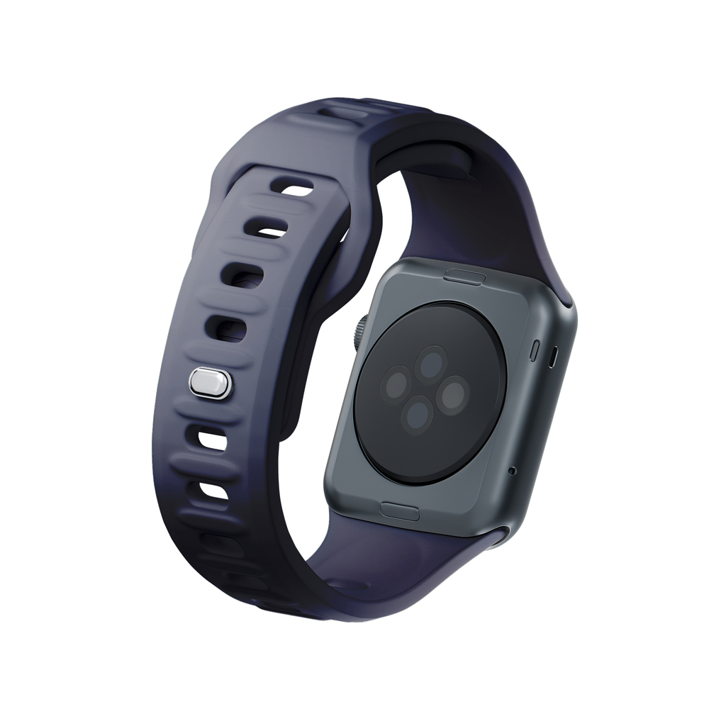 3mk Apple Watch 42 / 44 / 45 / 49 mm silikona siksniņa, pelēka