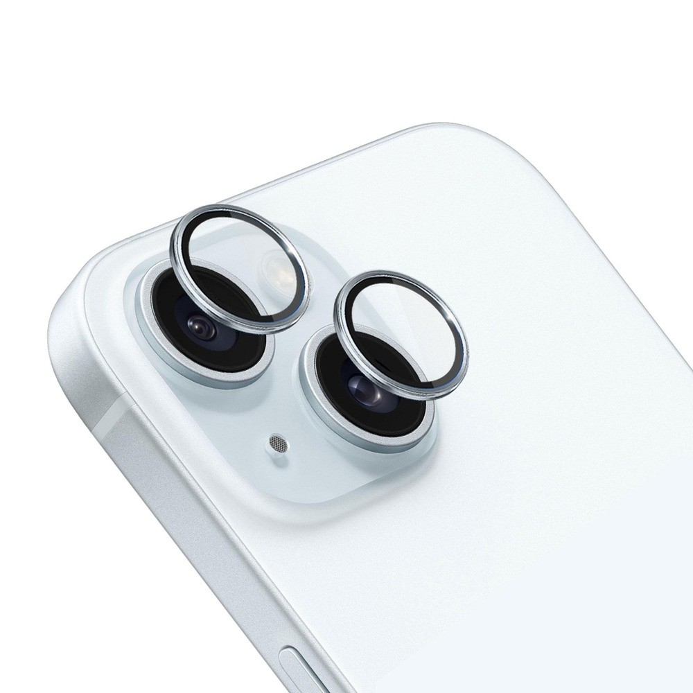 3mk Lens Protection Pro kameras aizsargstikls iPhone 15, zils