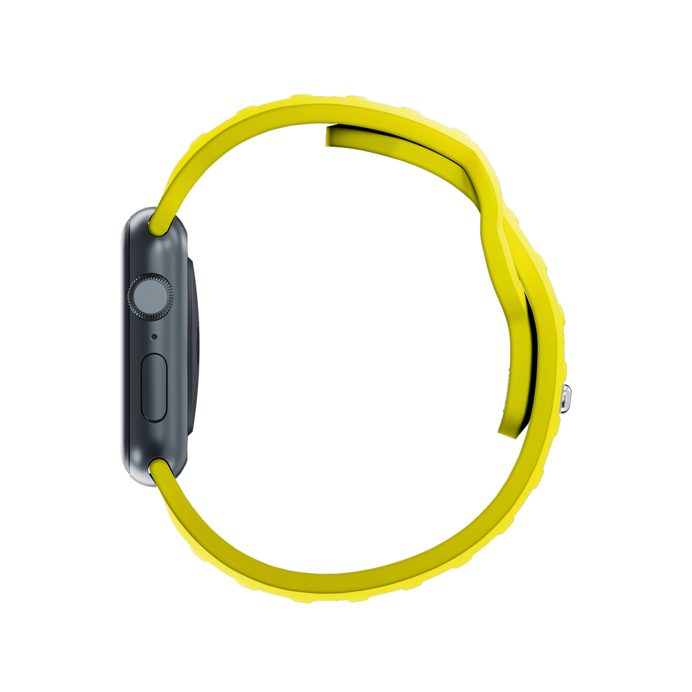 3mk Apple Watch 38 / 40 / 41 mm silikona siksniņa, dzeltena