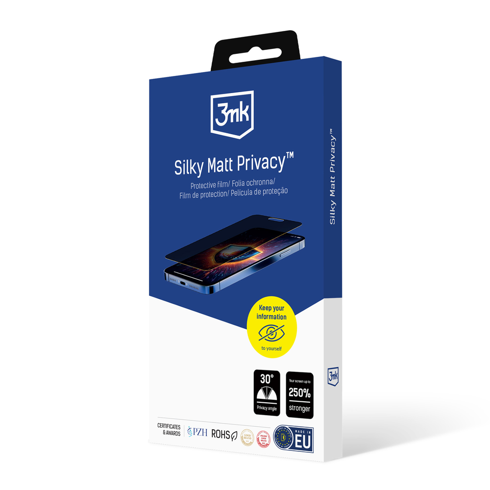 3Mk Silky Matt Privacy matēta aizsargplēve Apple iPhone 14 Pro