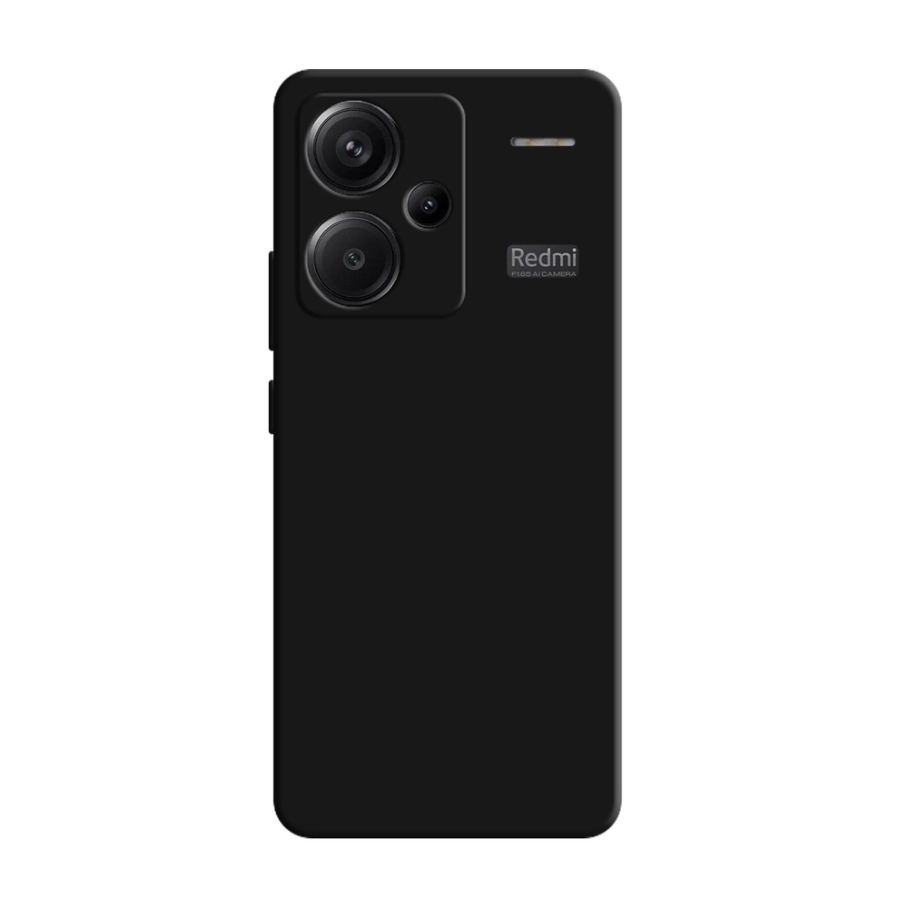 3mk Xiaomi Redmi Note 13 Pro+ vāciņš Silicone Case, melns