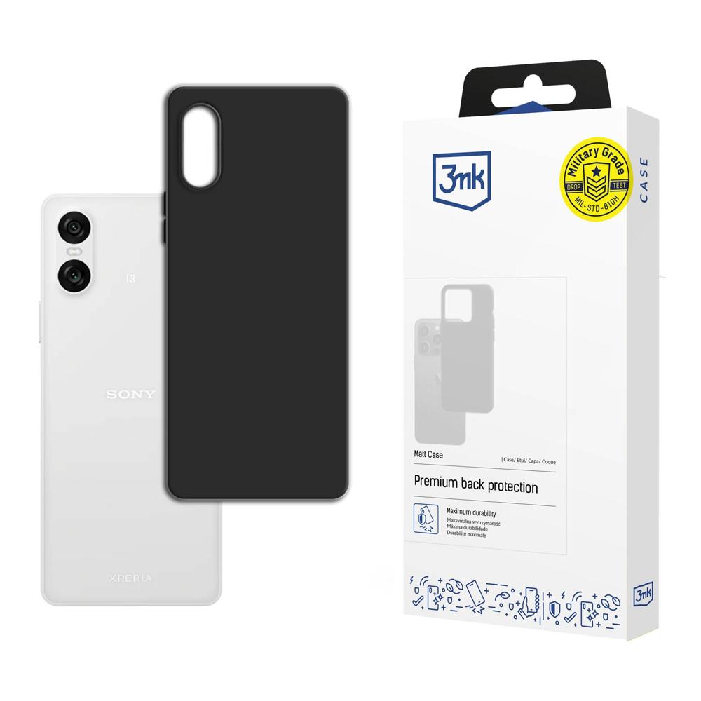 3Mk Protection Matt Case Vāciņš Sony Xperia 10 VI Melns