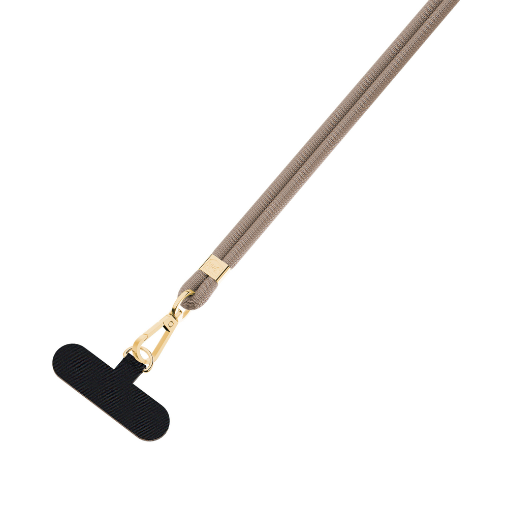 3mk EasyClip Elite viedtālruņa aukla, bēša