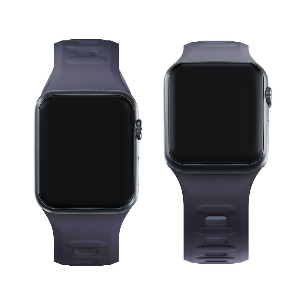 3mk Apple Watch 38 / 40 / 41 mm silikona siksniņa, pelēka
