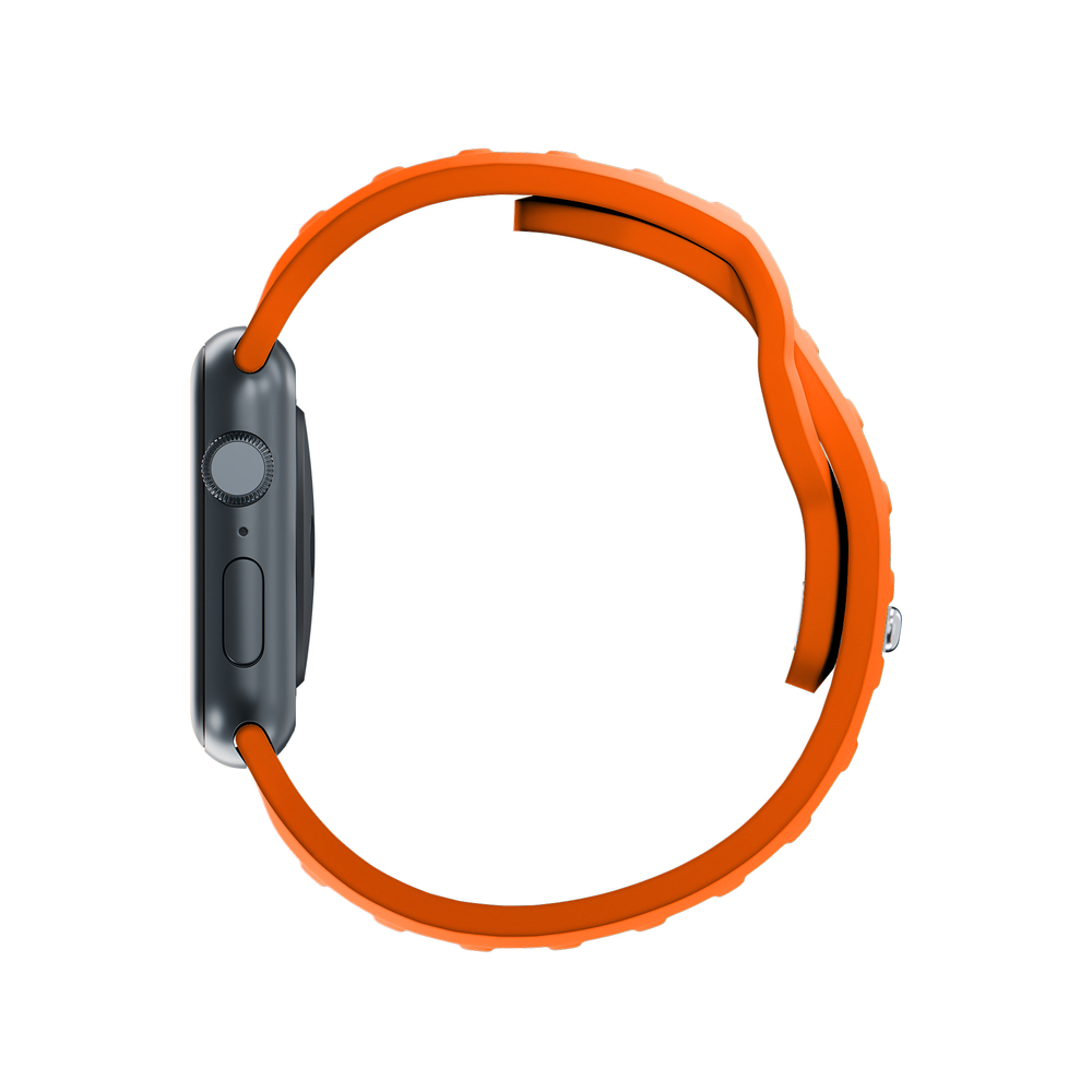 3mk Apple Watch 38 / 40 / 41 mm silikona siksniņa, oranža