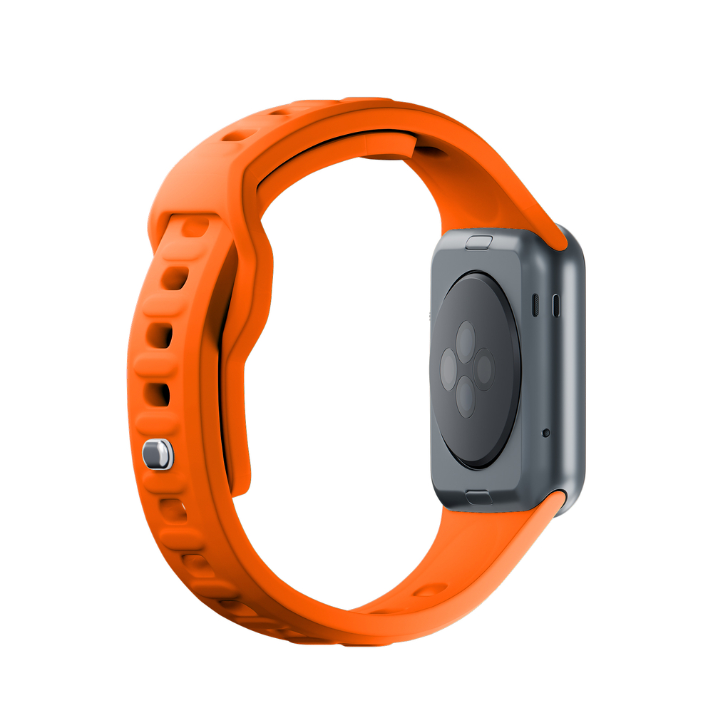3mk Apple Watch 38 / 40 / 41 mm silikona siksniņa, oranža
