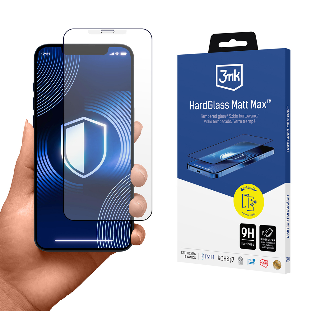 3mk HardGlass Matt Max rūdītais stikls iPhone XS Max / 11 Pro Max