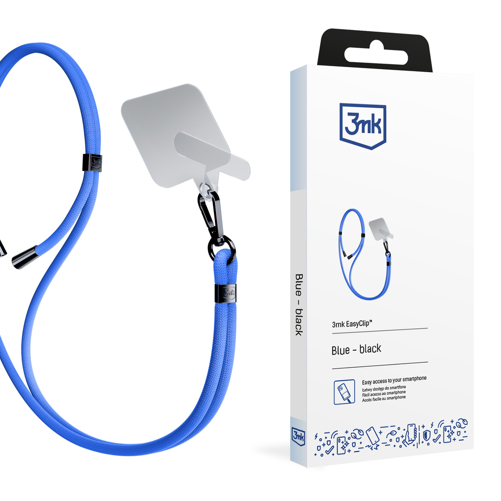 3mk Protection EasyClip viedtālruņa aukliņa, zila