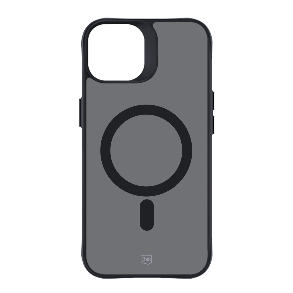 3mk iPhone 15 Plus vāciņš Smoke MagCase, puscaurspīdīgs