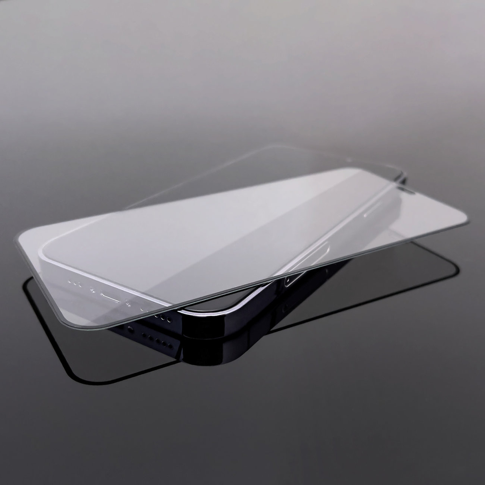 Wozinsky iPhone 15 Pro Max aizsargstikls Full Glue (2 gab.), melns
