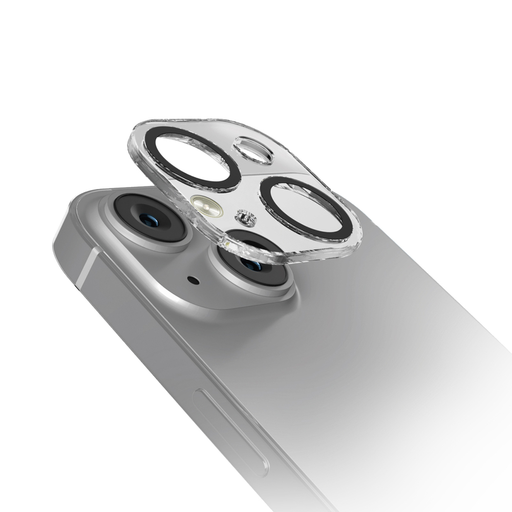 SBS iPhone 14 / 14 Plus kameras aizsargstikls D3O, caurspīdīgs