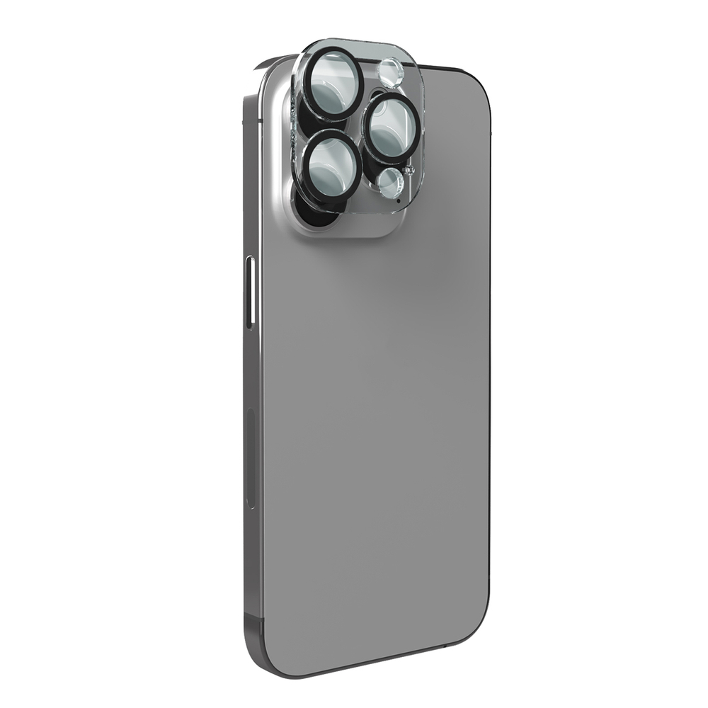 SBS iPhone 14 Pro / 14 Pro Max kameras aizsargstikls D3O, caurspīdīgs