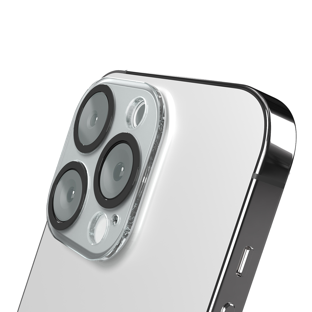 SBS iPhone 14 Pro / 14 Pro Max kameras aizsargstikls D3O, caurspīdīgs