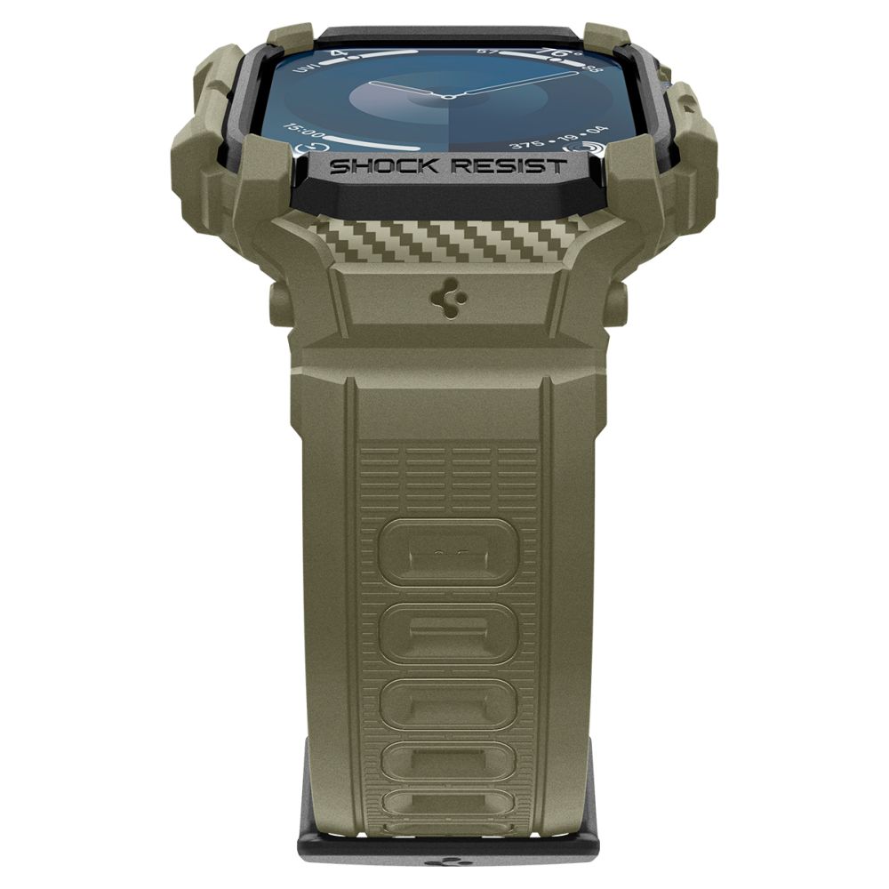 Spigen Rugged Armor Pro siksniņa Apple Watch 10 (46mm), zaļa