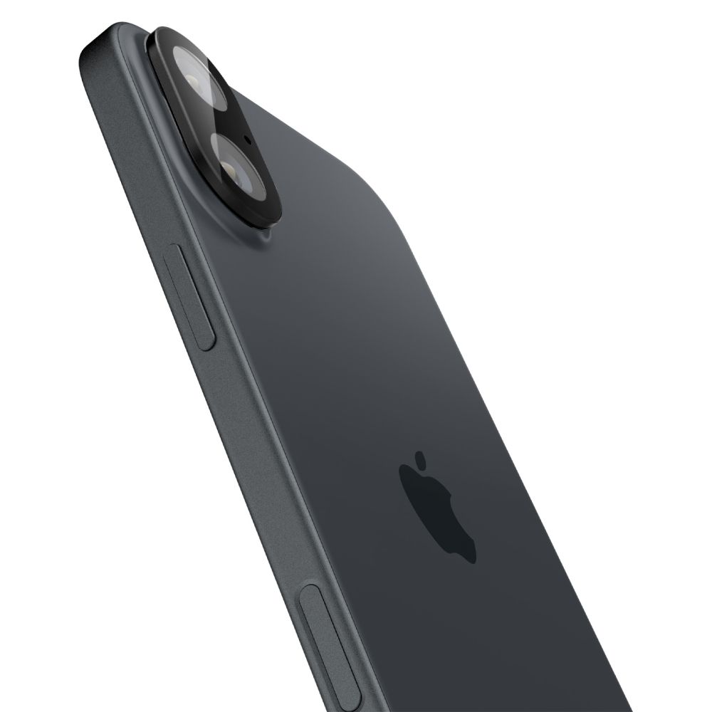 Spigen Optik Glas.Tr kameras aizsargstikls iPhone 16 / 16 Plus (2 gab.), melns