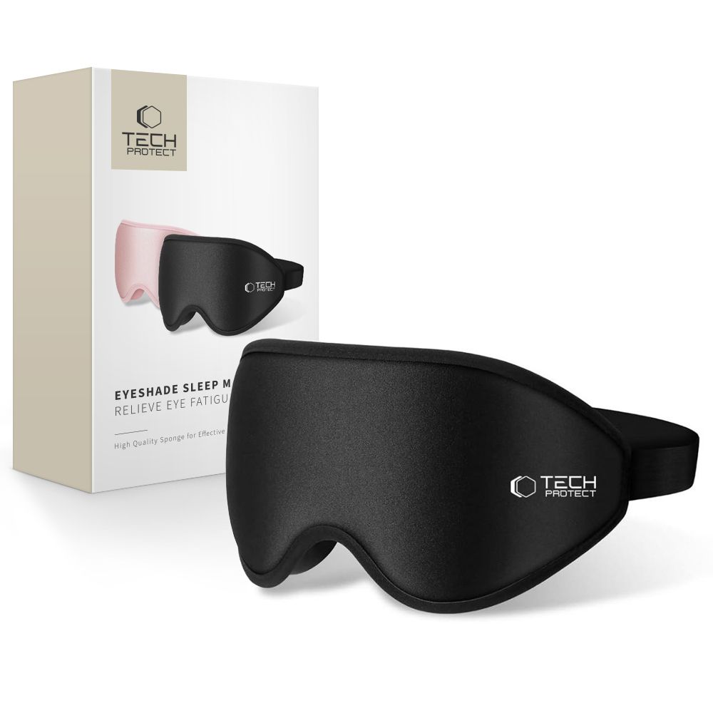 Tech-Protect Eyeshade miega maska, melna