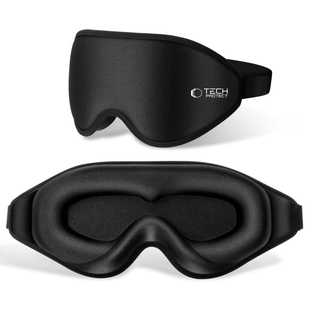 Tech-Protect Eyeshade miega maska, melna