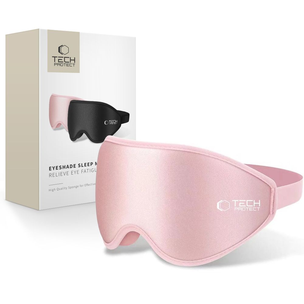 Tech-Protect Eyeshade miega maska, rozā