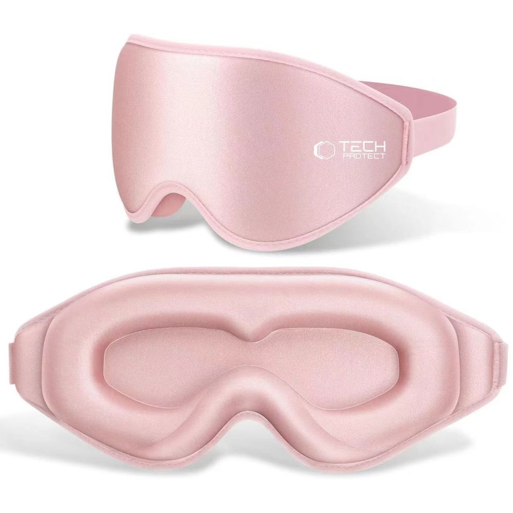 Tech-Protect Eyeshade miega maska, rozā