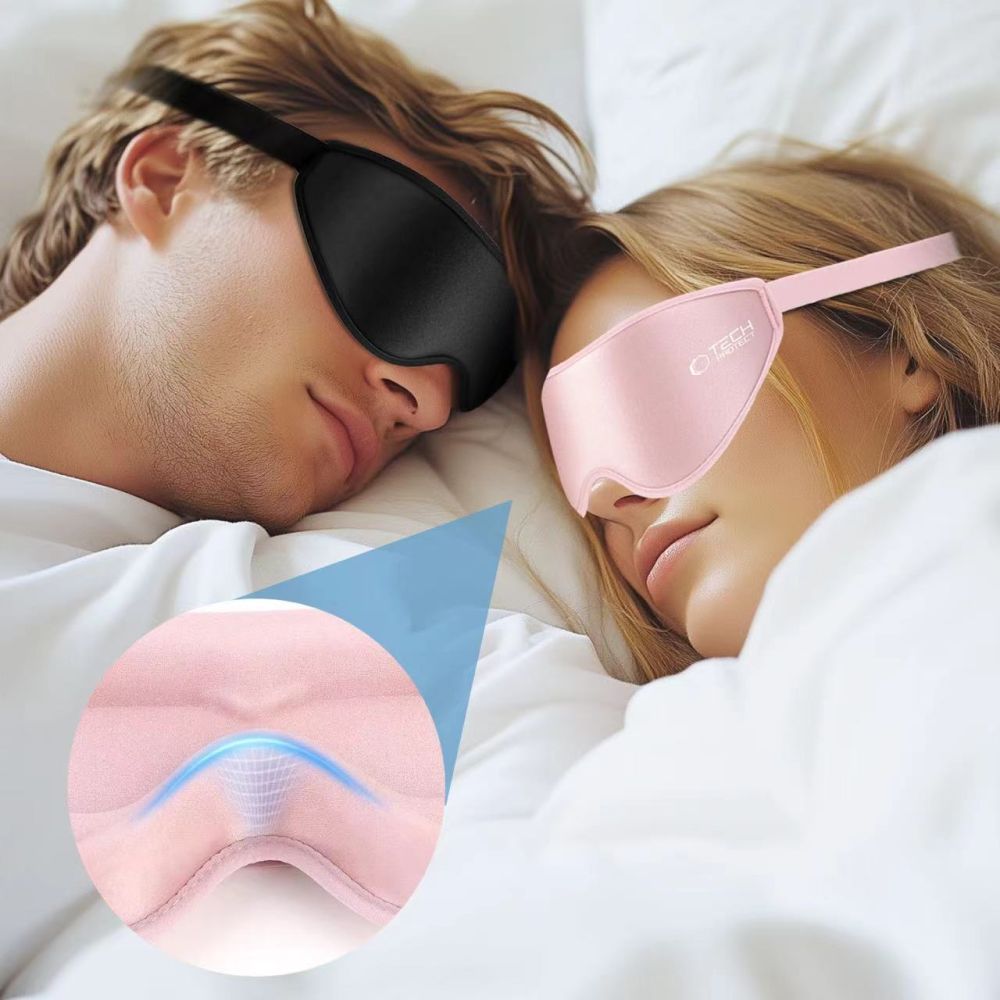 Tech-Protect Eyeshade miega maska, rozā